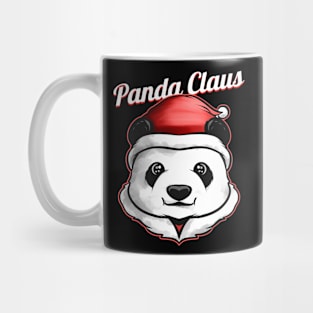 Panda Dressed As Santa Panda Claus On Christmas Mug